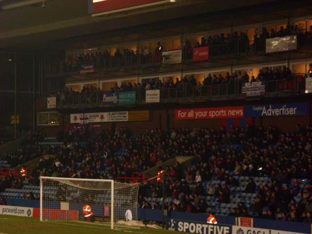 The Whitehorse Lane Stand During the Match